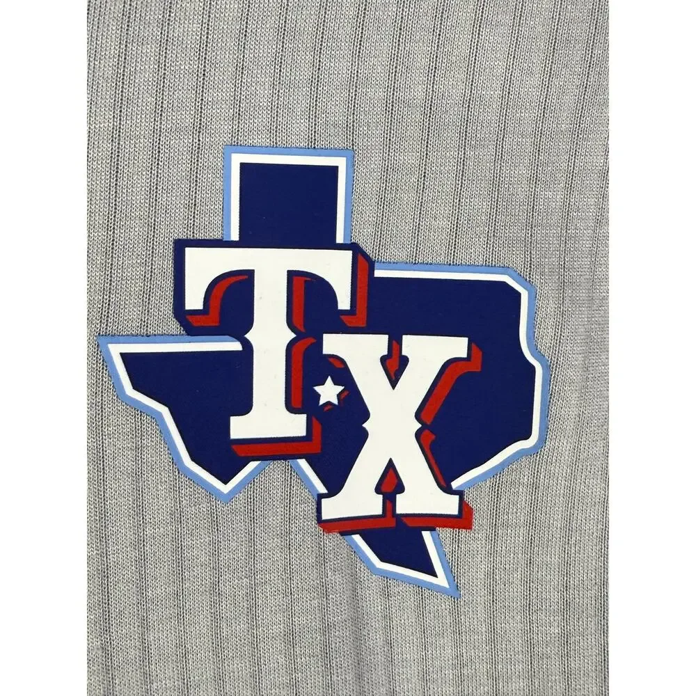 Nike Engineered Texas Rangers MLB Thermalite Raglan Long Sleeve Shirt Mens Small